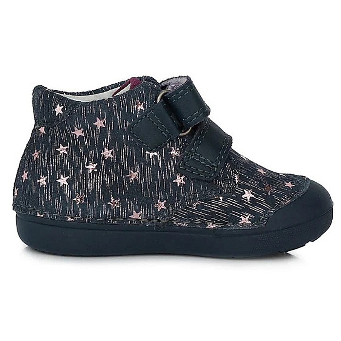 Pantofi copii fete din piele DD Step, Albastru - S066-386A [3]