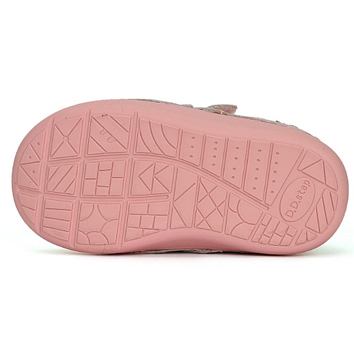Pantofi copii fete din piele DD Step, Argintiu - S066-41382B [6]