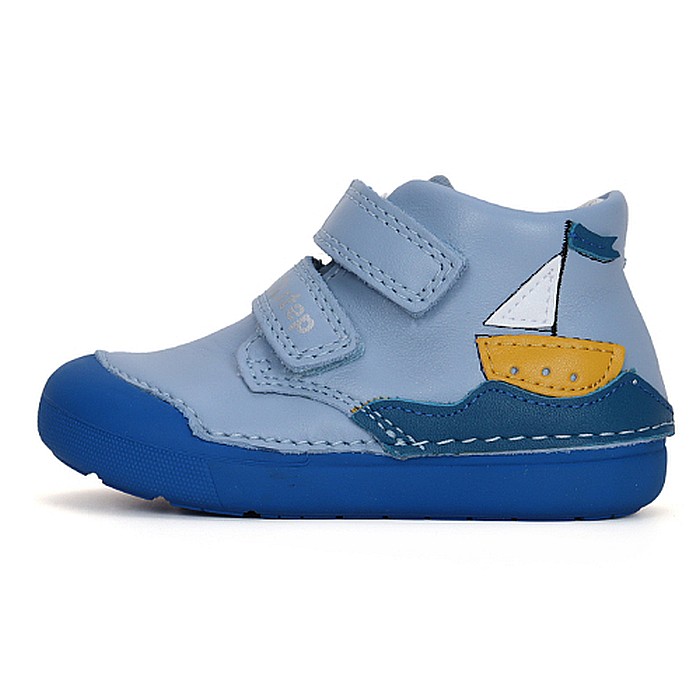 Pantofi copii baieti din piele DD Step, Albastru -  S066-41733B [2]