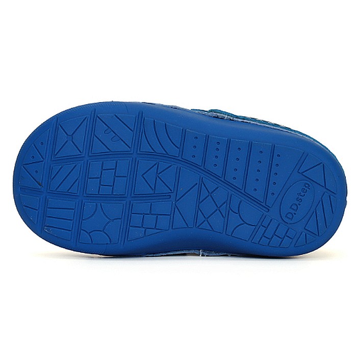 Pantofi copii baieti din piele DD Step, Albastru -  S066-41733B [6]