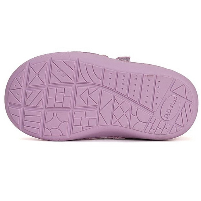 Pantofi copii fete din piele DD Step, Mov - S066-41803C [6]