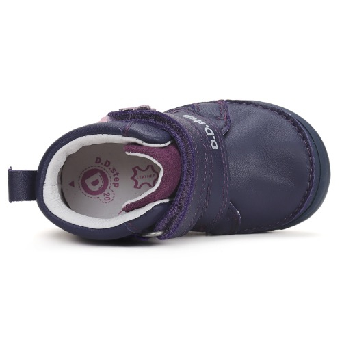 Pantofi copii fete din piele DD Step, Albastru - S071-42821 [5]