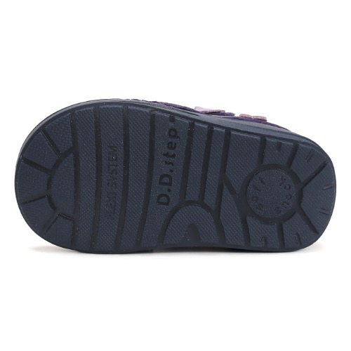 Pantofi copii fete din piele DD Step, Albastru - S071-42821 [6]