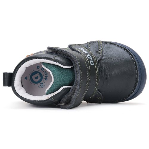 Pantofi copii baieti din piele DD Step, Verde - S071-42933 [5]