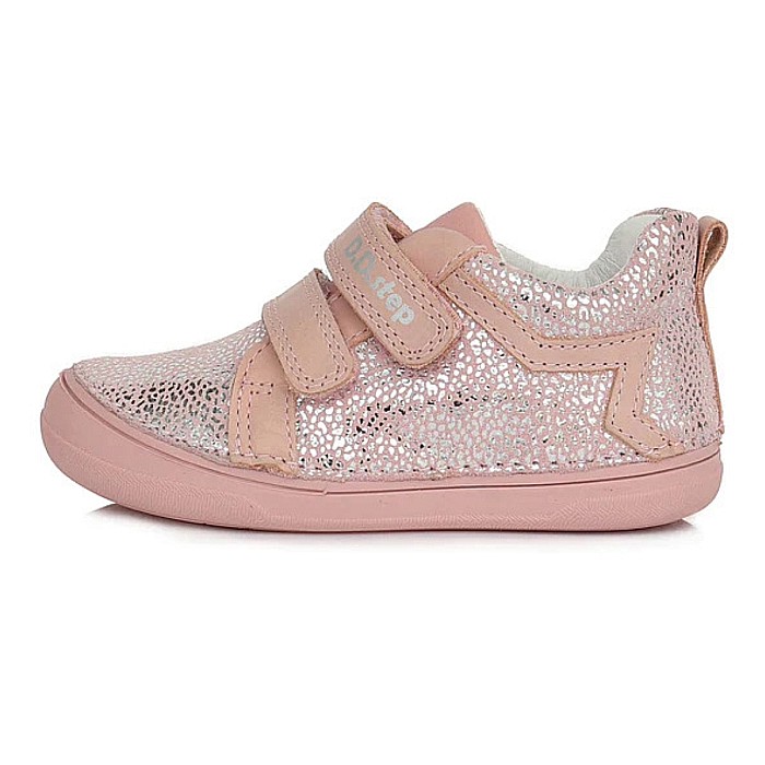 Pantofi copii fete din piele DD Step, Roz - S078-227A [2]