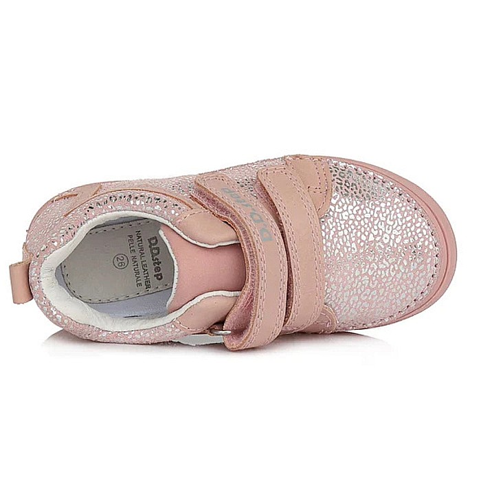 Pantofi copii fete din piele DD Step, Roz - S078-227A [4]