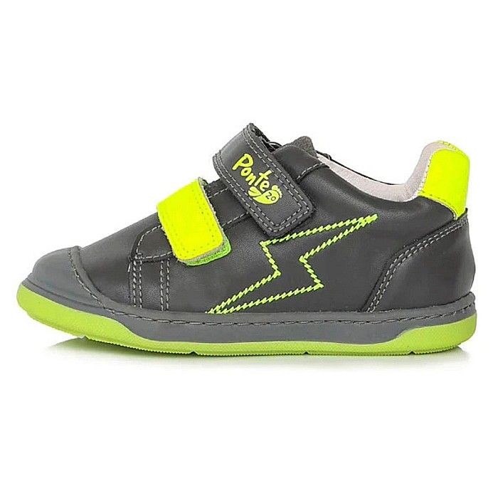 Pantofi copii baieti din piele Ponte, Gri - DA03-3-920 [2]