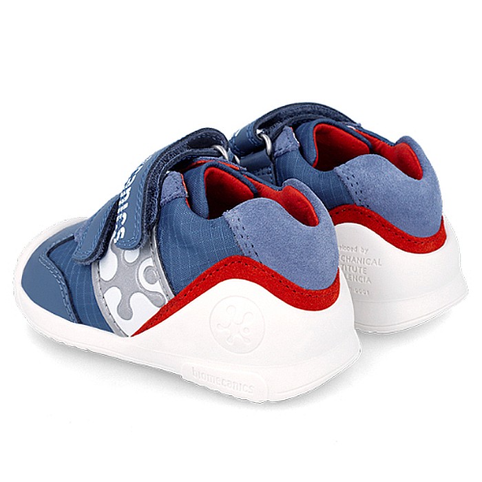 Pantofi copii baieti din textil Biomecanics, Albastru - 242132-A [4]