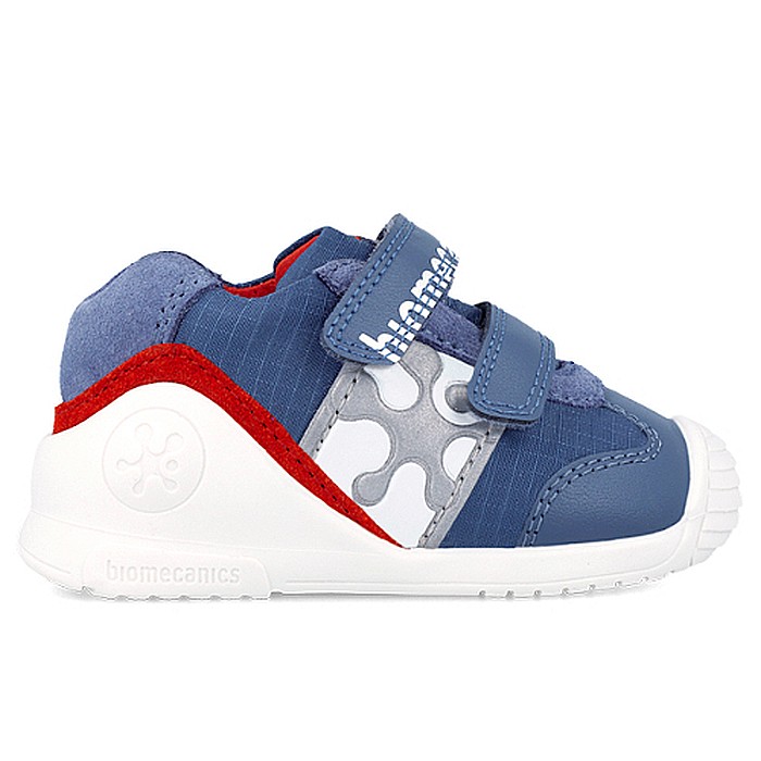 Pantofi copii baieti din textil Biomecanics, Albastru - 242132-A [2]