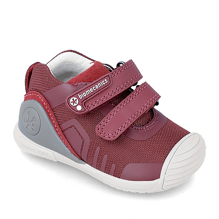 Pantofi copii baieti din textil Biomecanics, Visiniu - 231144-B [2]
