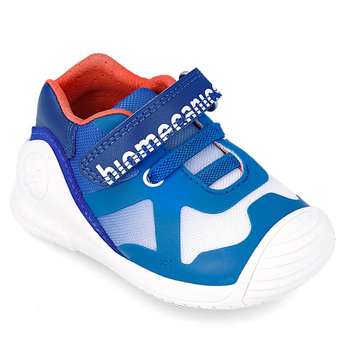 Pantofi copii baieti din textil Biomecanics, Albastru - 242150-A [3]