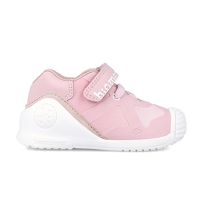 Pantofi copii fete din textil Biomecanics, Roz - 242150-C [2]