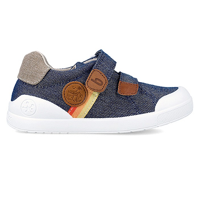 Pantofi copii baieti din textil Biomecanics, Albastru - 242297-A [2]
