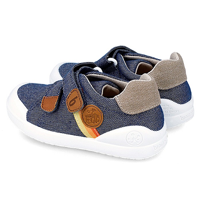 Pantofi copii baieti din textil Biomecanics, Albastru - 242297-A [4]