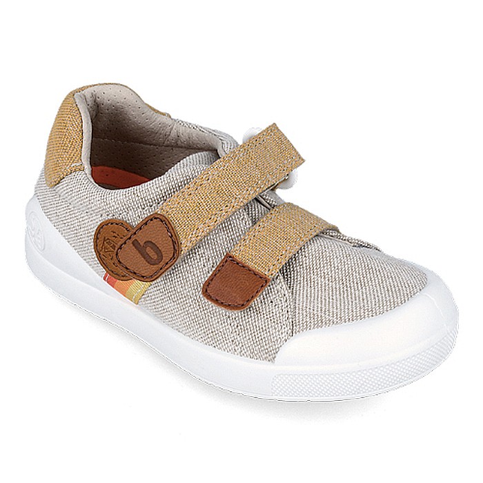 Pantofi copii baieti din textil Biomecanics, Bej - 242297-B [3]