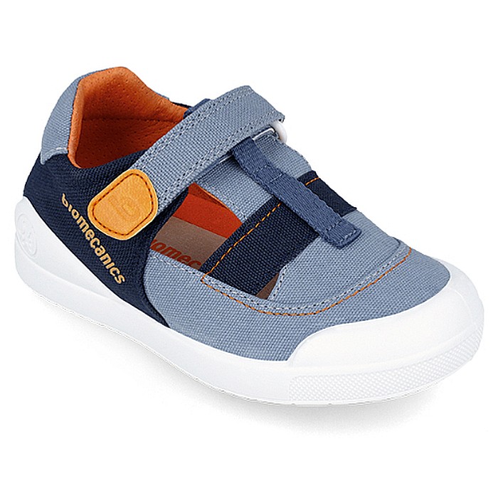 Pantofi copii baieti din textil Biomecanics, Albastru - 242298-A [3]