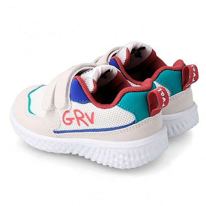 Pantofi copii baieti din textil Garvalin, Alb - 232801-C [4]