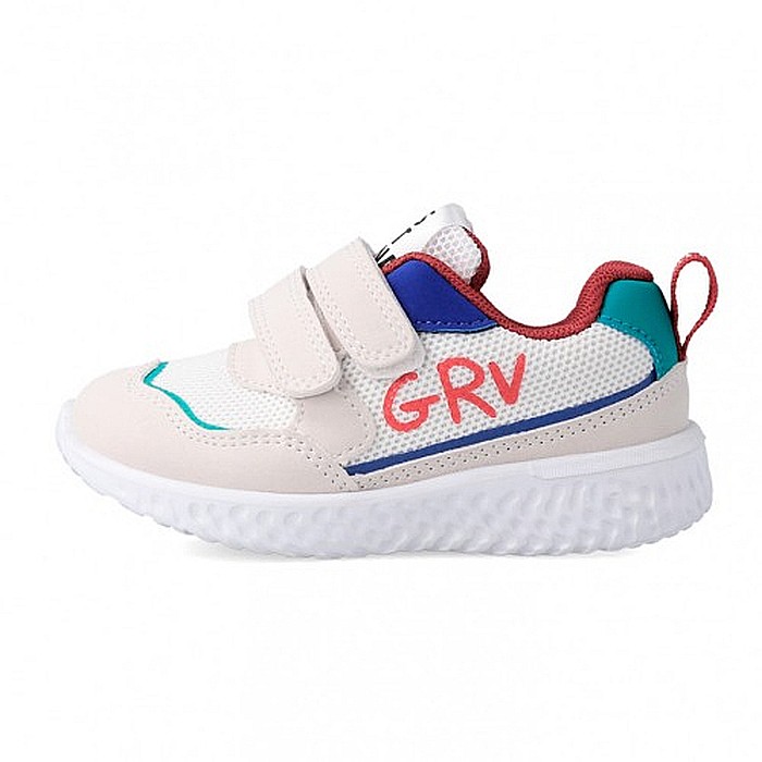 Pantofi copii baieti din textil Garvalin, Alb - 232801-C [3]