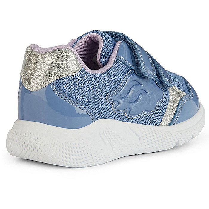 Pantofi sport Geox Respira cu insertii din plasa [4]