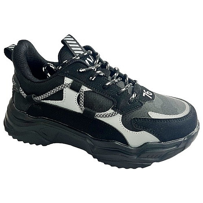 Pantofi copii baieti din piele Weestep, Negru - R010264635 BK [4]