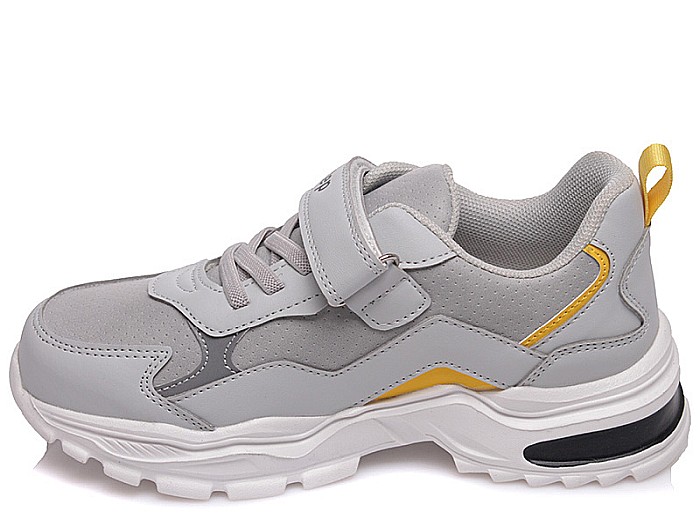 Pantofi copii baieti din piele Weestep, Gri - R200964085 GR [2]