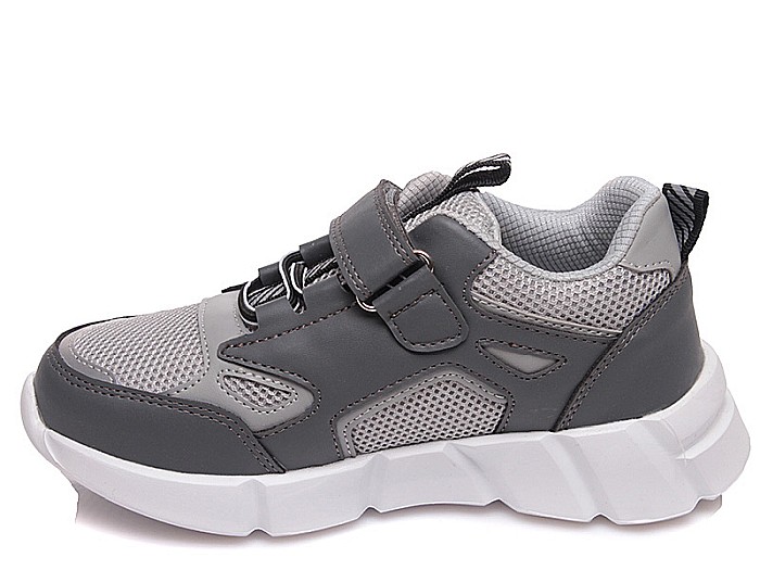 Pantofi copii baieti din piele Weestep, Gri - R202164022 GR [2]