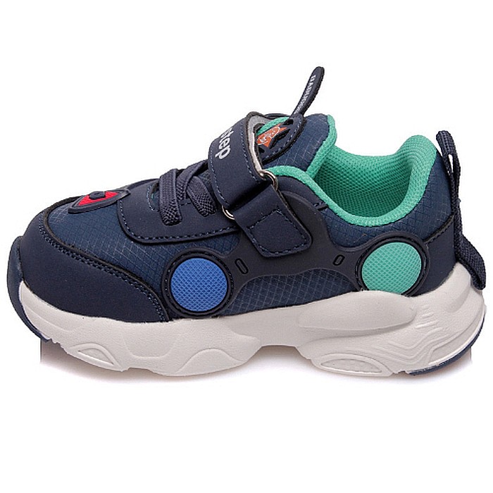 Pantofi copii baieti din piele Weestep, Albastru - R297963145 DB [2]