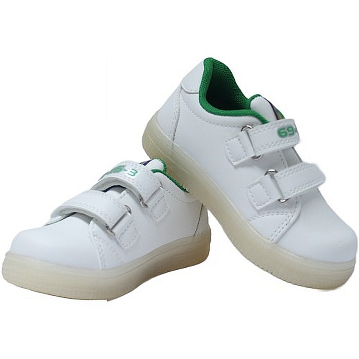 Pantofi copii baieti din piele Weestep, Alb - [3]