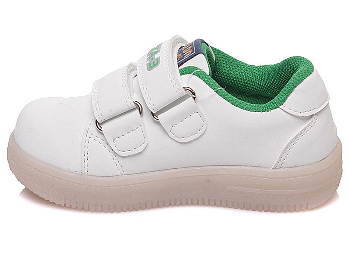 Pantofi copii baieti din piele Weestep, Alb - [2]