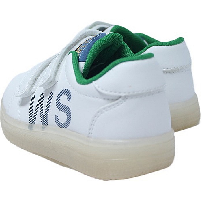 Pantofi copii baieti din piele Weestep, Alb - [5]