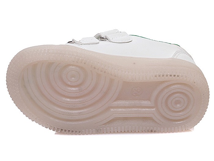 Pantofi copii baieti din piele Weestep, Alb - [8]