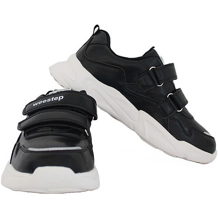 Pantofi copii baieti din piele Weestep, Negru - R983564072 BK [3]