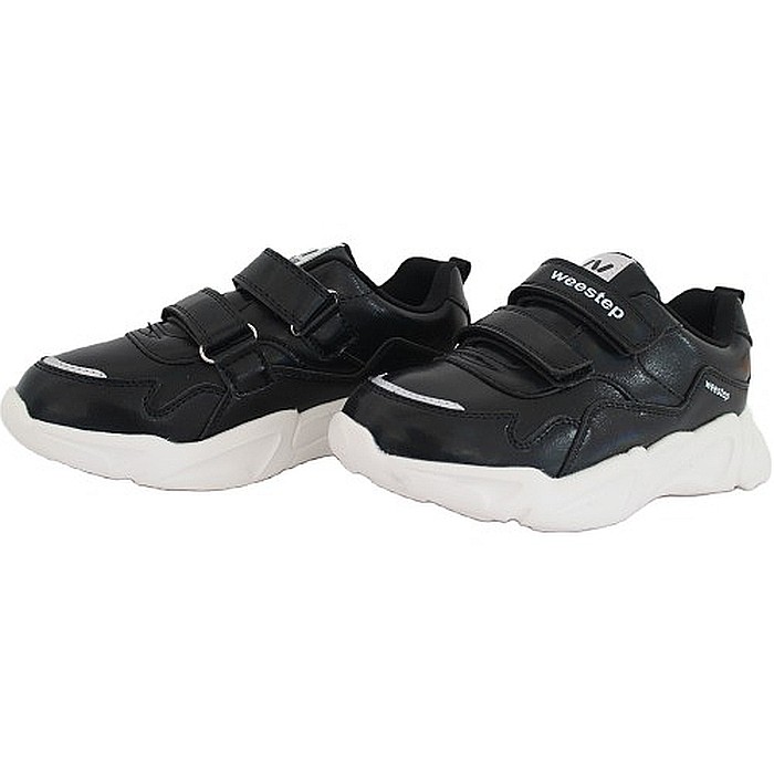 Pantofi copii baieti din piele Weestep, Negru - R983564072 BK [4]