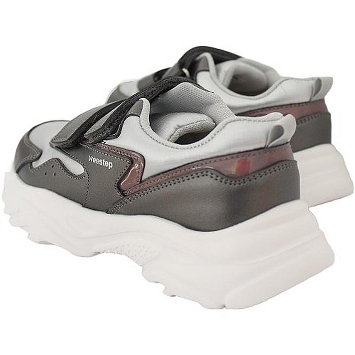 Pantofi copii fete din piele Weestep, Argintiu - R121264676 TH [7]
