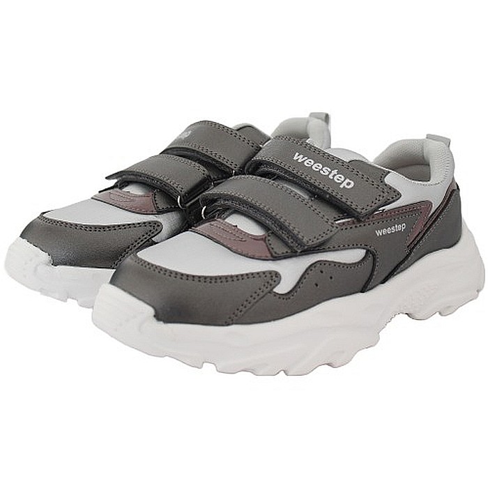Pantofi copii fete din piele Weestep, Argintiu - R121264676 TH [5]
