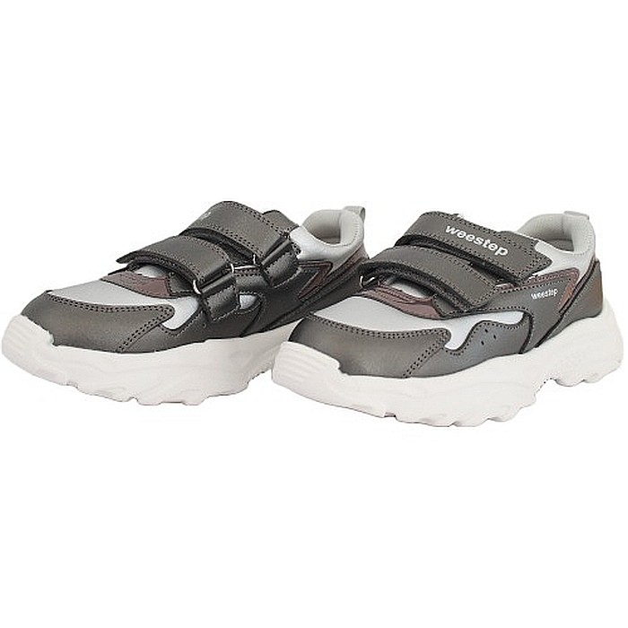 Pantofi copii fete din piele Weestep, Argintiu - R121264676 TH [4]