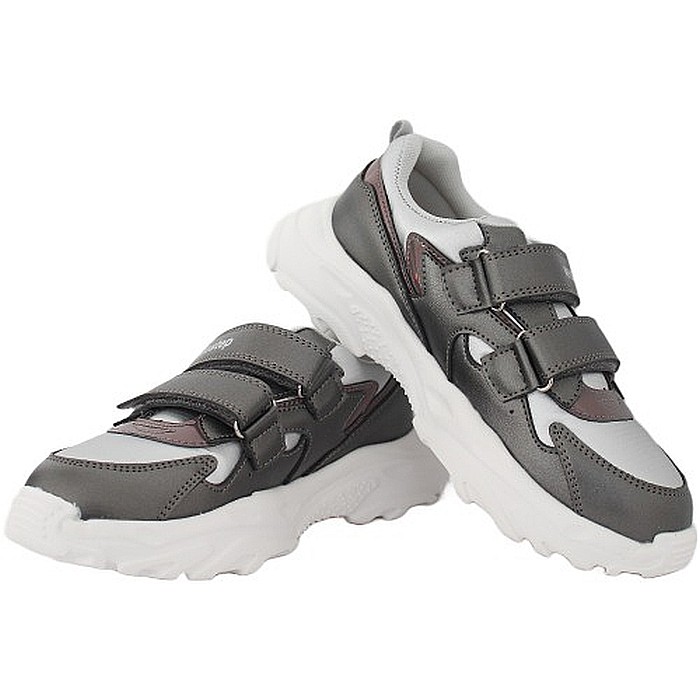 Pantofi copii fete din piele Weestep, Argintiu - R121264676 TH [3]