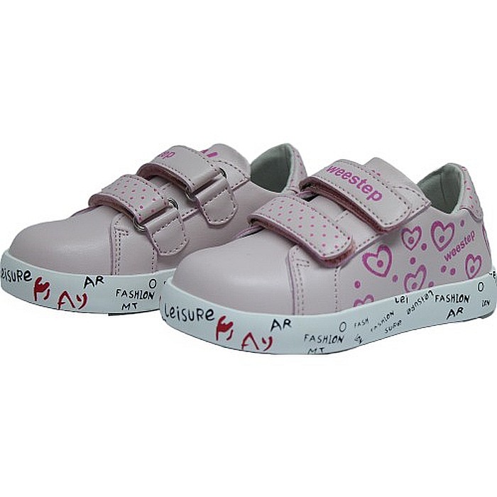 Pantofi copii fete din piele Weestep, Roz - R913263081 P [3]