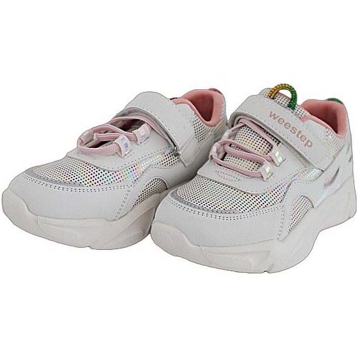 Pantofi copii fete din piele Weestep, Alb - R983563602 W [4]