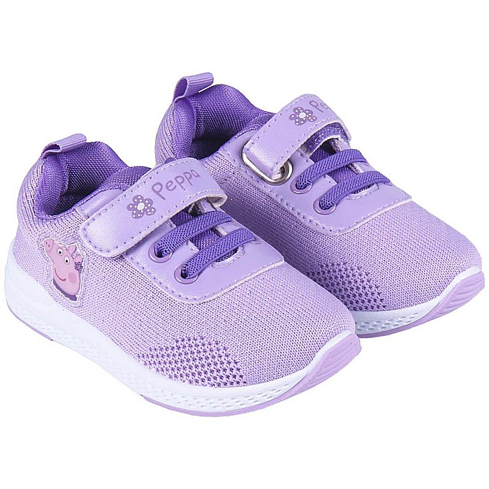 Pantofi copii fete Peppa Pig din textil Cerda, Mov - 2300004837 [2]