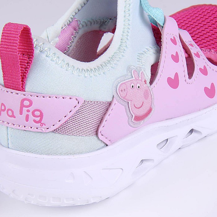 Pantofi copii fete Peppa Pig din textil Cerda, Roz - 2300004702 [4]