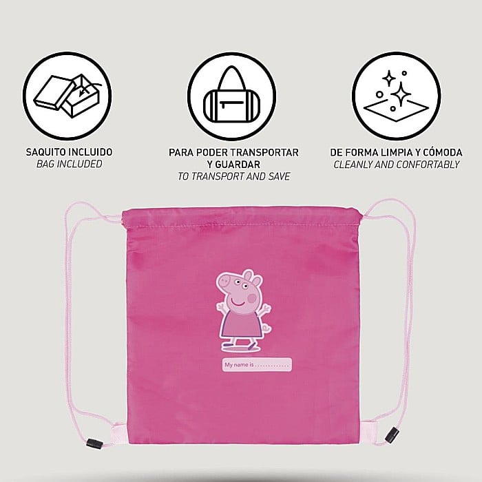 Pantofi copii fete Peppa Pig din textil Cerda, Roz - 2300004939 [7]