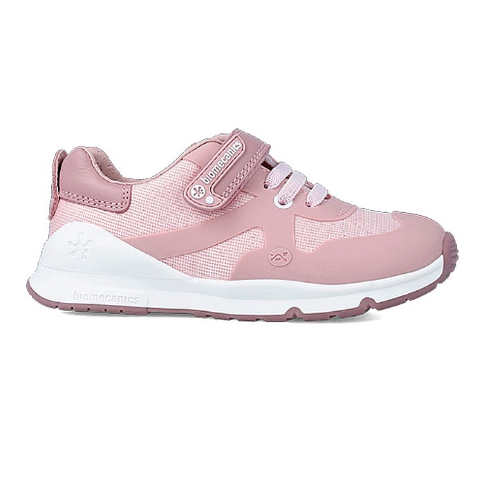 Pantofi copii fete din textil Biomecanics, Roz - 231242-B [3]