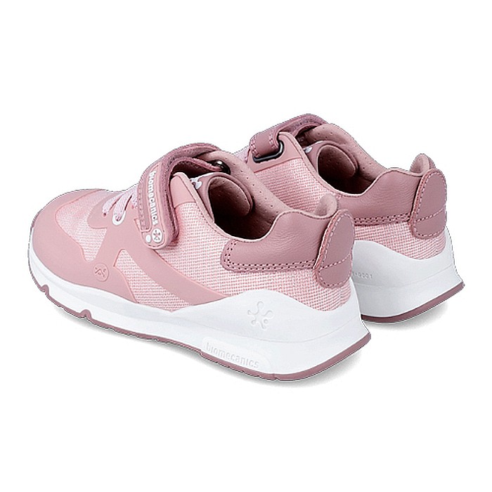 Pantofi copii fete din textil Biomecanics, Roz - 231242-B [4]