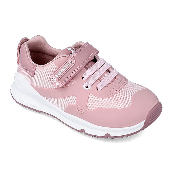 Pantofi copii fete din textil Biomecanics, Roz - 231242-B [2]