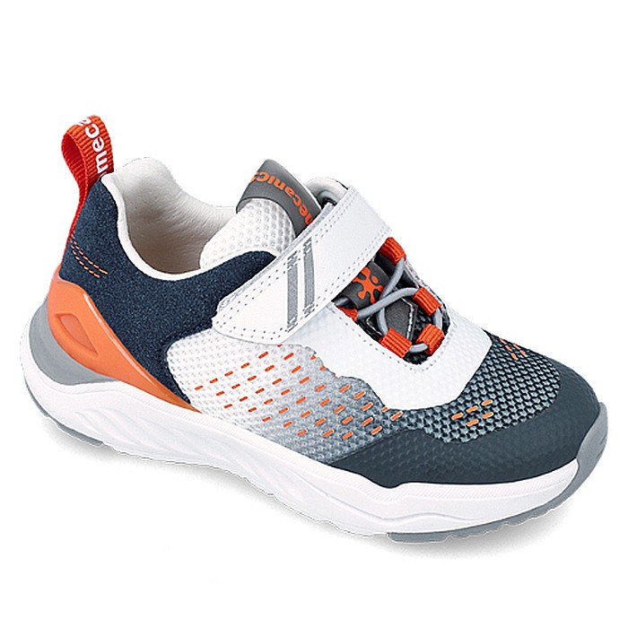 Pantofi copii baieti din textil Biomecanics, Alb - 232230-G [3]