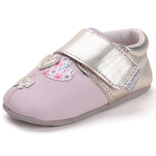 Pantofiori de interior copii fete din piele DD Step, Roz - K1596-52122 [2]