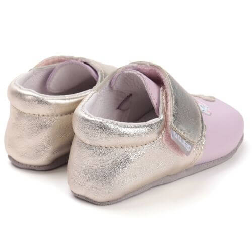 Pantofiori de interior copii fete din piele DD Step, Roz - K1596-52122 [5]