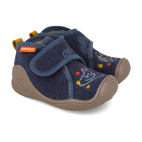 Pantofiori de interior copii Biomecanics, Azul Marino - 261183-A089 [2]