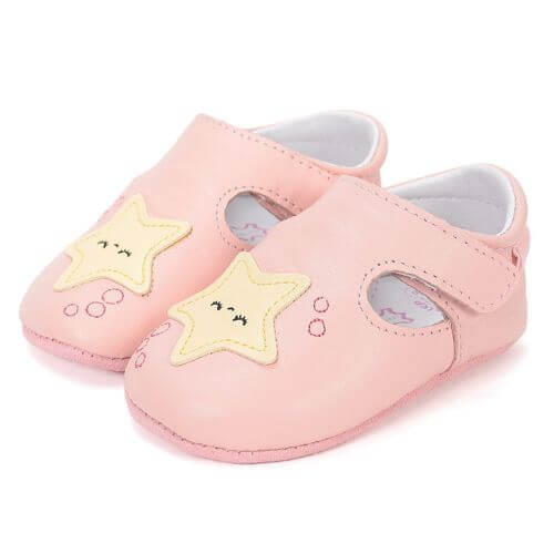 Pantofiori de interior copii fete din piele DD Step, Roz - K1596-61962 [2]